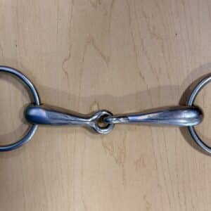 Korsteel Stainless Steel Loose Ring Snaffle Bit, 5"