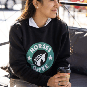 Dapplebay Horses & Coffee Sweatshirt