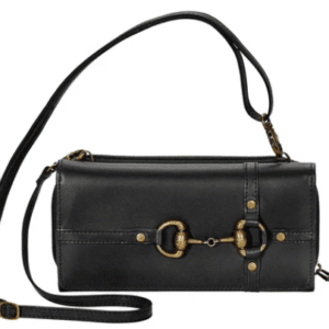 AWST Int'l Snaffle Bit Leather Cross Body Wallet