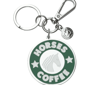 Dapplebay Horses & Coffee - Keychain
