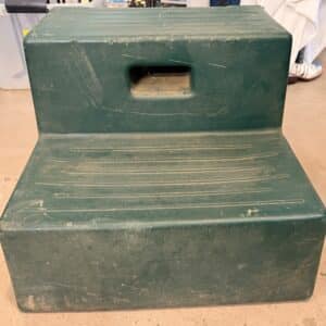 2 Step Horseman's Mounting Block- Green