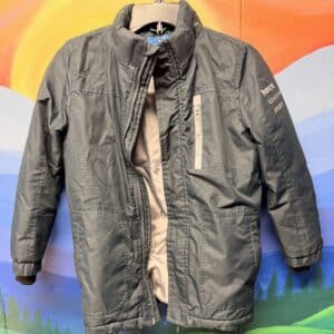 Horze Winter Coat- Blue, Kid's size 9-10