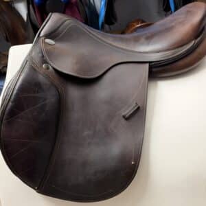 Santa Cruz Platinum Jump Saddle, 17.5", Wide