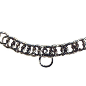 English Stainless Steel Double Link Curb Chain 8-3/8"